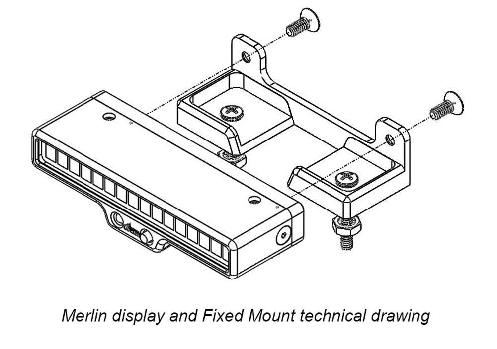 Alpha Systems AOA Merlin Fixed Mount Dimensions